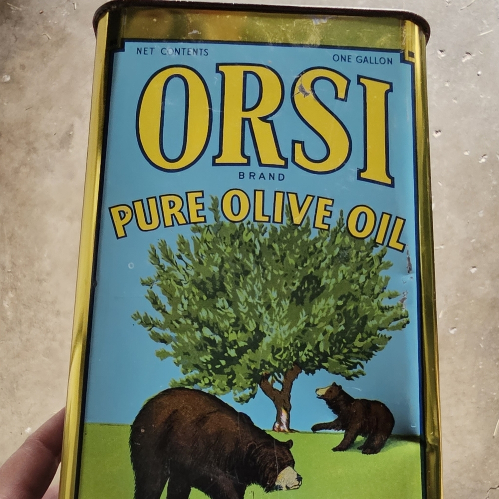 Orsi Olive Oil Can
